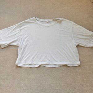 lululemon athletica White Crop Top